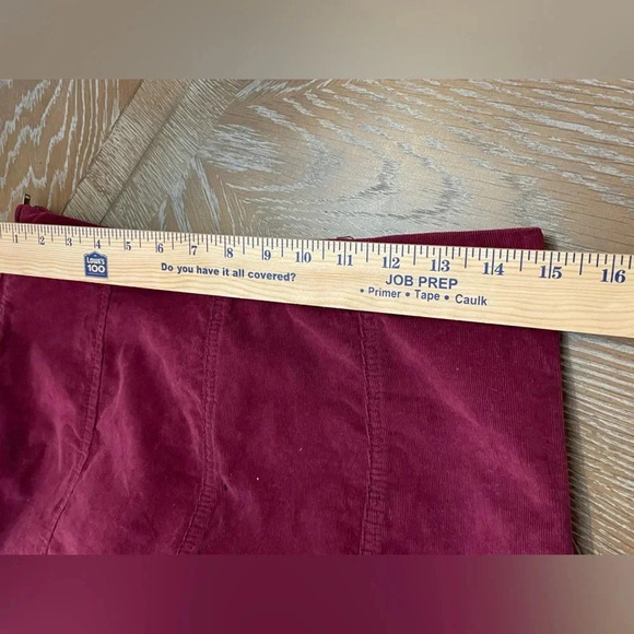 Free People Modern Femme Corduroy Mini Skirt New sz 10 Mulberry Color - Picture 8 of 11